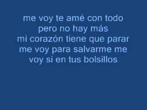 Me voy - Andres Cepeda (Letra)