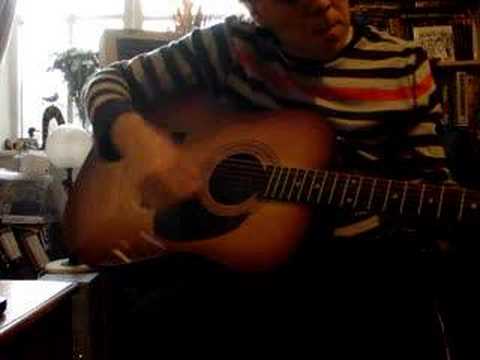 Me 'trying' to play guitar