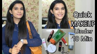How To : Office Makeup Under 10 Minutes | Quick everyday Makeup Look| Affordable Products How To : Office Makeup Under 10 Minutes | Quick everyday Makeup Look| Affordable Products