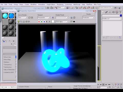 Как создать лед в 3ds max