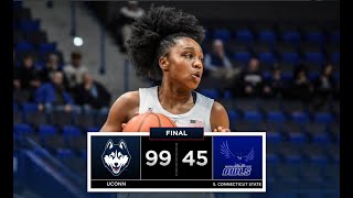 UConn Women's Basketball Highlights v. SCSU 11/15/2018 (Exhibition)