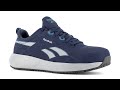 Reebok Lite Plus 4 Work Men's Navy and Gray Athletic Work Shoe (RB5104)