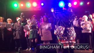 Fun Chorus at Bingham Christmas Market