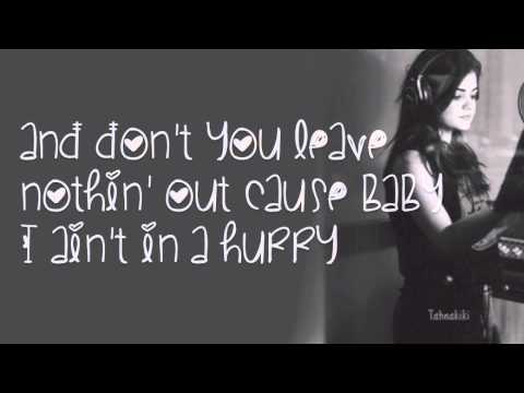 Lucy Hale - You Sound Good To Me (Lyrics) live version thumb