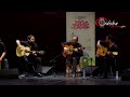 Gerardo Núñez, Dani de Morón y Diego del Morao en el Festival de la Guitarra de Córdoba.