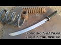 Forging A Katana From A Coil Spring