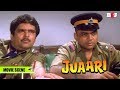 Paresh Rawal & Raza Murad Sleeping in Police Station | Juaari | Armaan, Dharmendra, Shilpa | Full HD