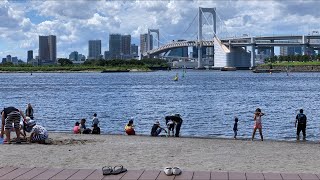 Tokyo City Summer Beach (Safe to swim here?)