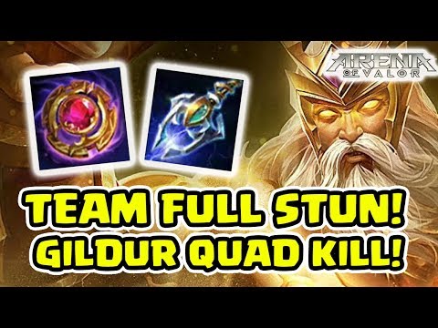 Quadra! Tim Full Stun! Gildur Itu EMEJING! dan Bukan Pure Tank! - Arena of Valor AOV