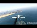 Grand Theft Auto V Crash Landing #2 Shamal and Luxor no Landing Gear HD