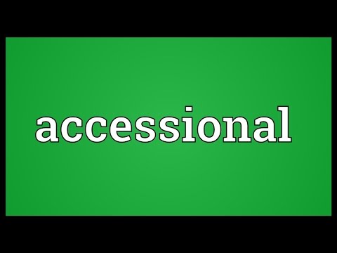 Header of Accessional