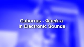 Gaborrus - Флейта In Electronic Sounds