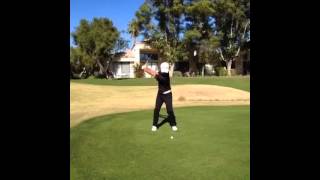 Si Woo Kim Slow Motion Face On Swing