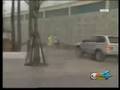 Kite surfer launched into building during tropical storm Fay