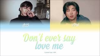 Vietsub | Don't ever say love me - Colde (feat. RM of BTS) | Color Coded Lyrics 