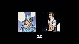 Aizen Vs Johnny Joestar.        #Anime #Bleach #Edit