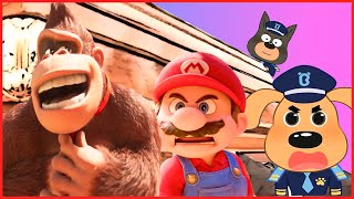The Super Mario Bros. X Sheriff Labrador | Coffin Dance Meme Song