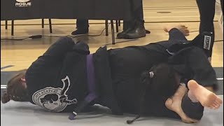 Women's Brazilian Jiu-Jitsu: Abbie Steel Shoulder Lock Submission  2023 Rogue Grappling Purple Belt