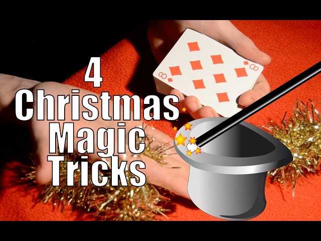 Learn 4 Amazing Christmas Magic Tricks - Video