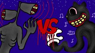 Siren Head VS Cartoon Cat (Animation)