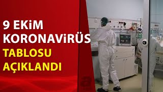 Sağlık Bakanlığı 9 Ekim 2021 koronavirüs tablosunu açıkladı | A Haber