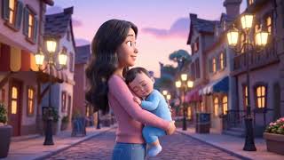 Mother And Baby Moments Pixar Style 3D Animation