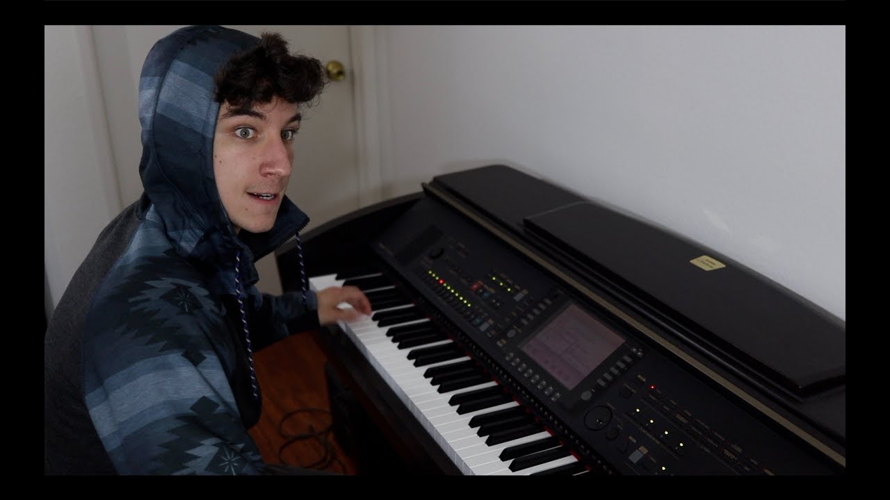 Shows off piano