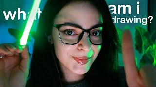 Close Your Eyes & Play Along Asmr Drawing Challenges, Guessing Games, Light Triggers More