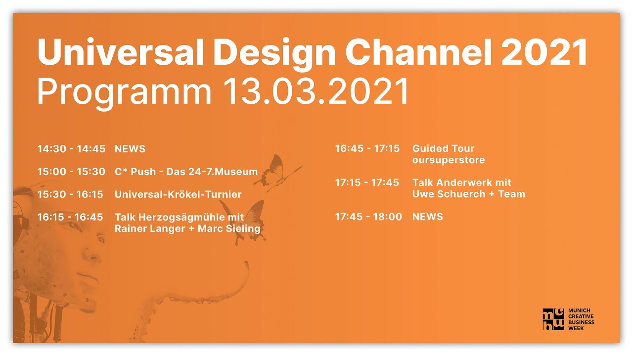 Universal Design am Kickertisch - MCBW Universal Design Channel 2021 - 13.03.2021