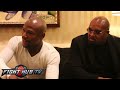 Floyd Mayweather on Ray Rice video - Mayweather Maidana scrum