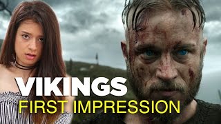 Girl Watches 'Vikings' For The First Time Ever | Season 1 Episode 1 'Rites of Passage'