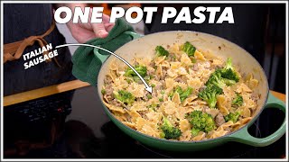 Play this video Learn This Risotto Pasta Method - Youвll Never Need Another Recipe - One Pot Sausage Pasta
