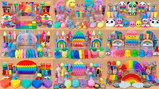 9 in 1  BEST of COLLECTION RAINBOW SLIME 🌈 💯% Satisfying Slime  1080p