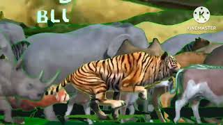 Mive Animal Stampede Green Screen