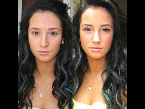 Makeup Reviews on Concealer  Fit Me Powder  Apply With A Bare Minerals Powder Brush  Elf