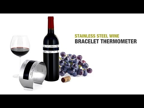 Stainless Steel Wine Bracelet Thermometer HKI-499938