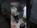 Disturbing boy in elevator sad reaction😰 (Social experiment)