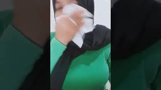 HIJAB STYLE || PADUAN SWETER HIJAU MEMBUAT TANTE MAKIN SEXY