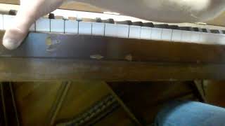 Hear Piano Note A0 On A Walnut Kawai Ust-7 See String As Well