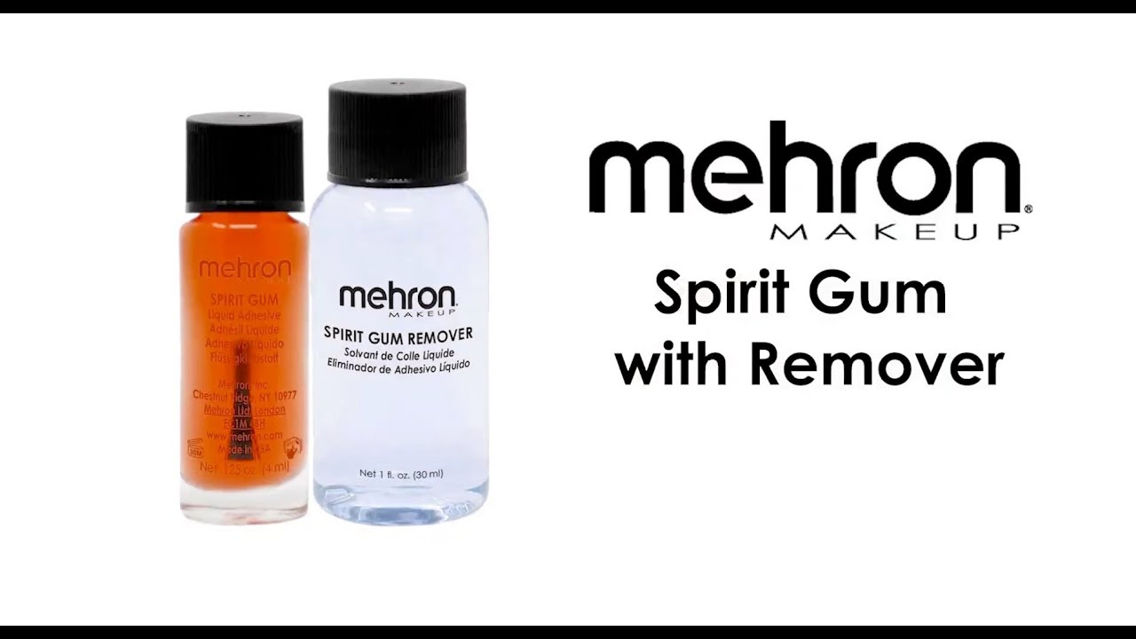 Mehron Spirit Gum Adhesive - How To Use