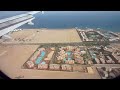 landing Hurghada International Airport