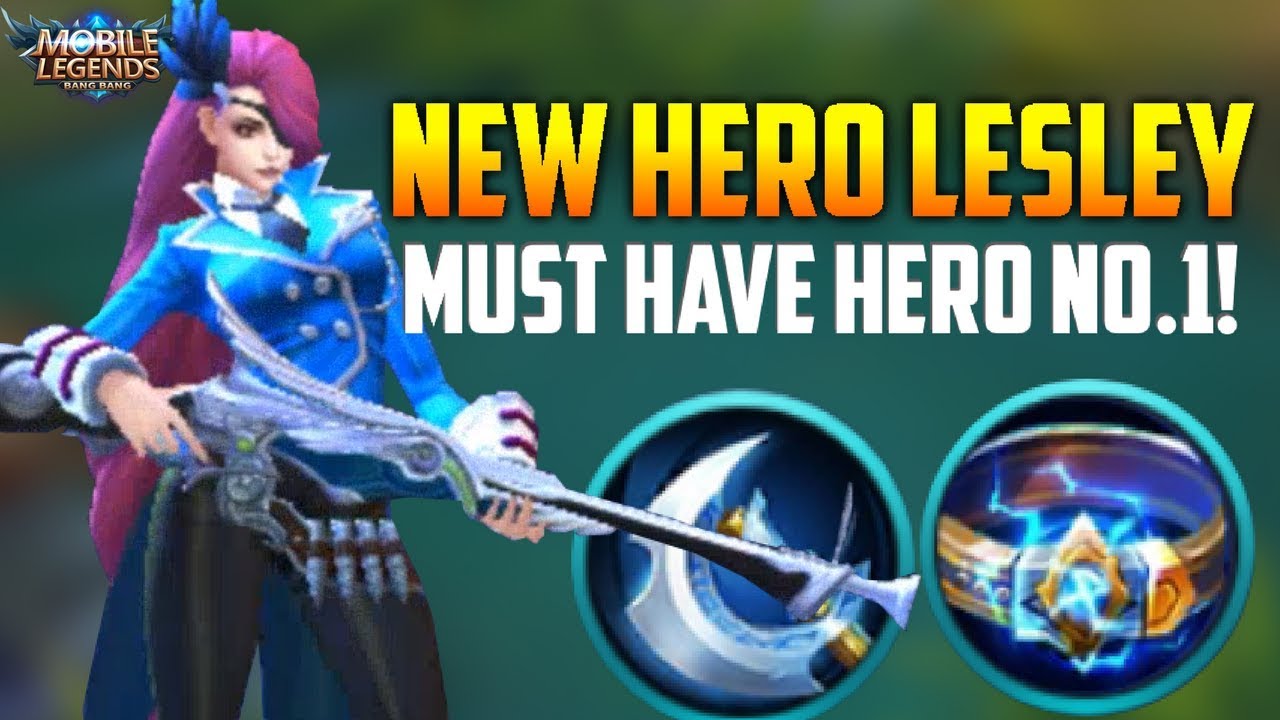 NEW Hero Lesley Sniper Gameplay Mobile Legends