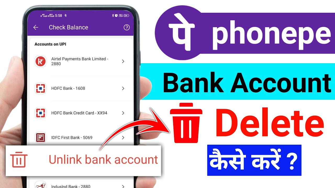 how to delete bank account from phonepe how to how to delete bank account from phonepe how to