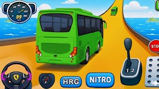 Crazy Bus Mega Ramp Stunts Impossible Bus Racing On Sky Tracks Bus Simulator 2025 Gameplay