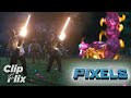 PIXELS | (2/4) Kelabang Menyerang Kota | Adam Sandler, Peter Dinklage, Josh Gad | ClipFlix