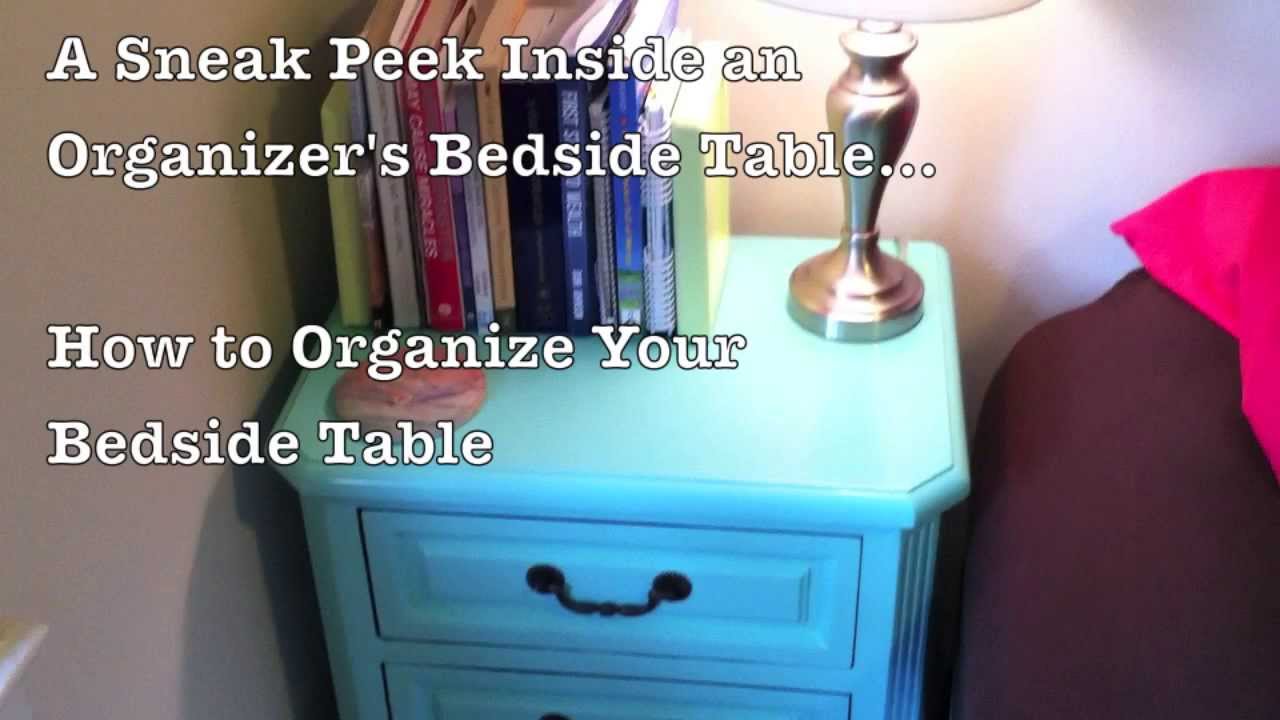 How to Organize Your Bedside Table | Drawer Organizers | Katie Mazzocco