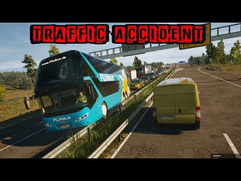 TRAFFIC ACCIDENT | FERNBUS SIMULATOR | LOGITECH G29 | JUST DRIVE