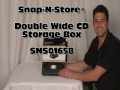 Snap-N-Store® CD Storage Box Double Wide - IdeaStream Consumer Products, LLC