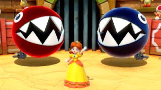 Super Mario Party Minigame Battle - Daisy vs Peach vs Bowser vs Mario