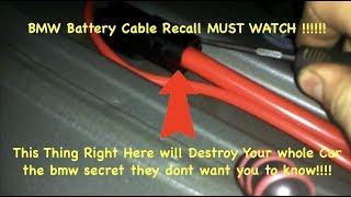 BMW RECALL THIS WILL KILL ALL YOUR ELECTRICS GO GET THIS FREE FIX MUST WATCH